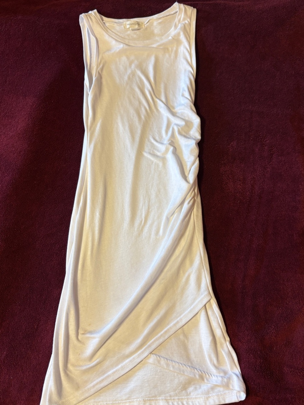 Treasure & Bond White Sleeveless Tank Dress